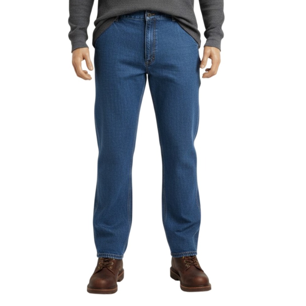 Duluth Trading Ballroom Relaxed Fit Carpenter Jeans 42x30 Act 27.5 Inseam Hemmed